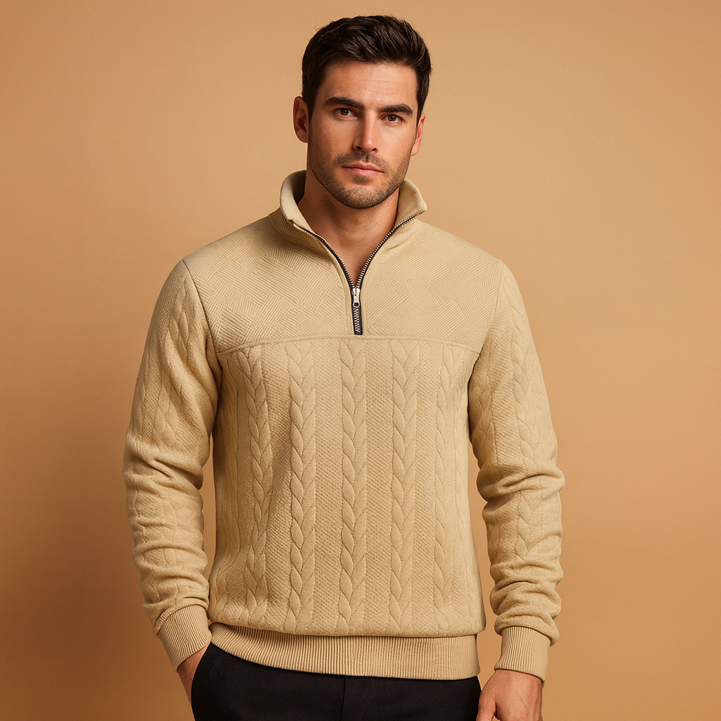 Quarter zip pullover for men | Adrian