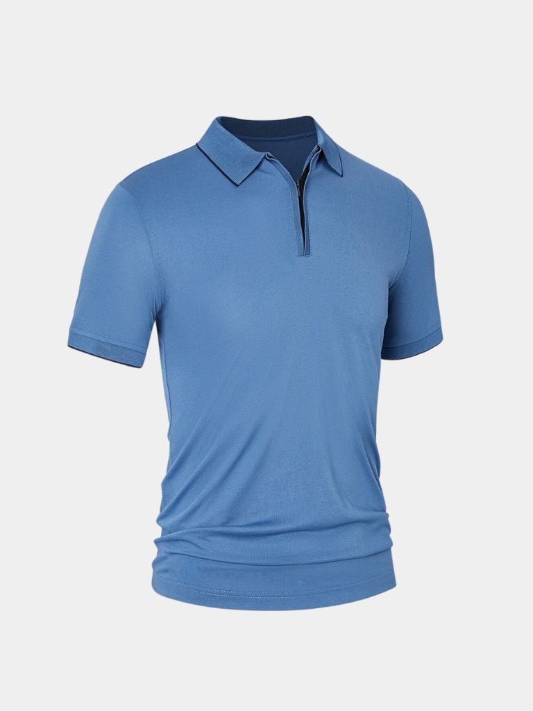 Regis Quarter Zip Polo for Men