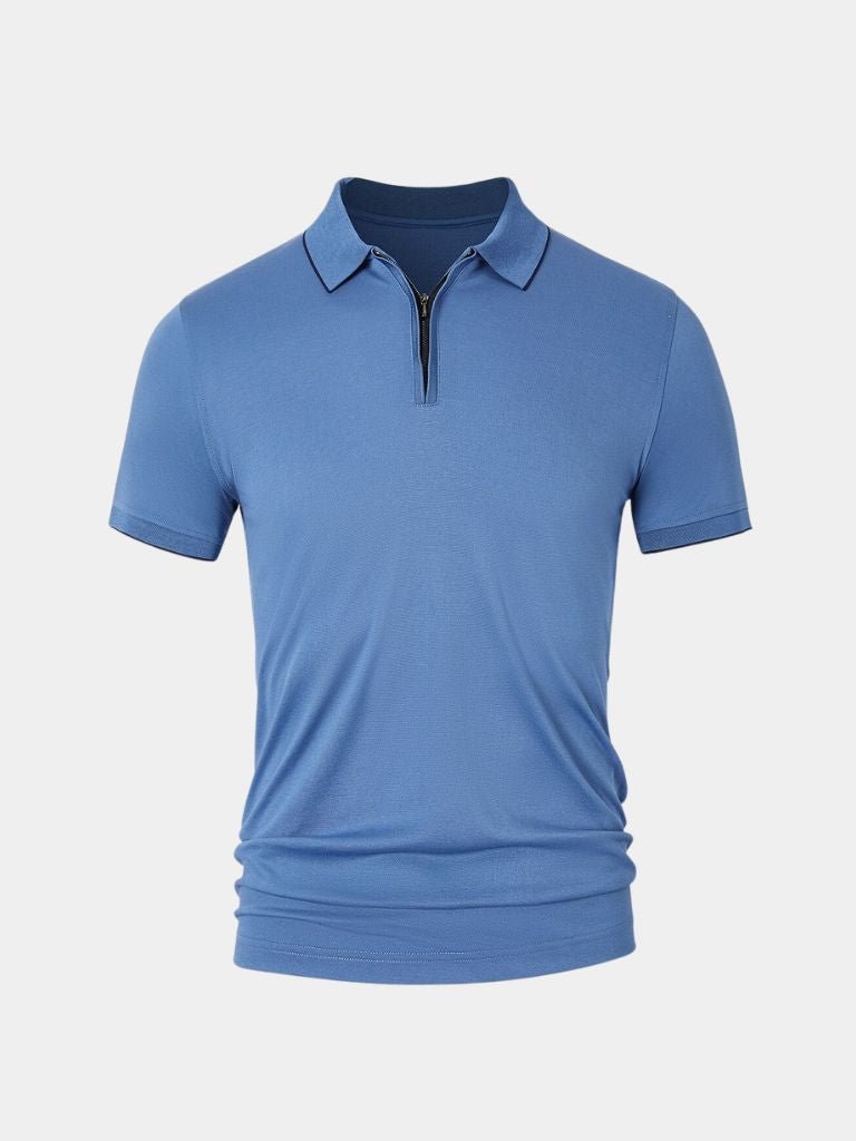 Regis Quarter Zip Polo for Men