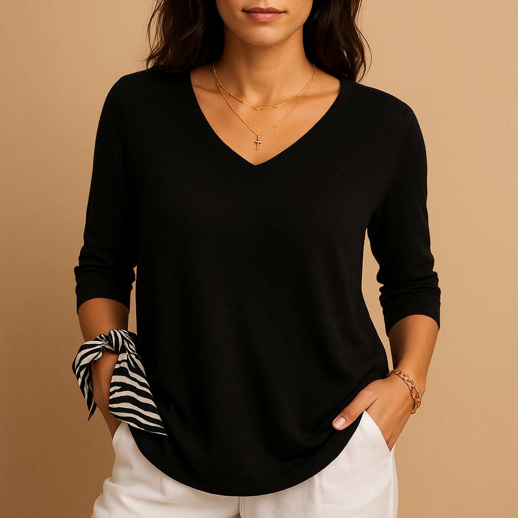 Relaxed elegant top for women | Hazel