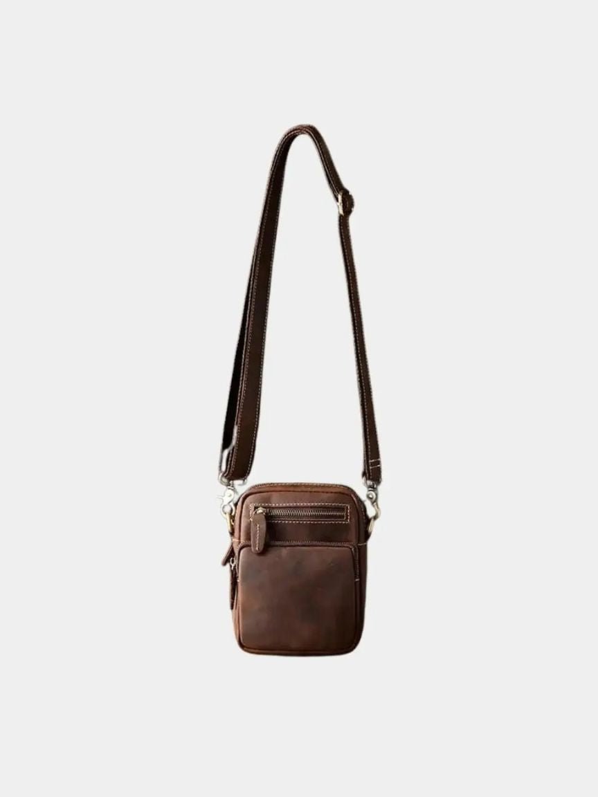 Retro Leather Men's Shoulder Bag for Men
