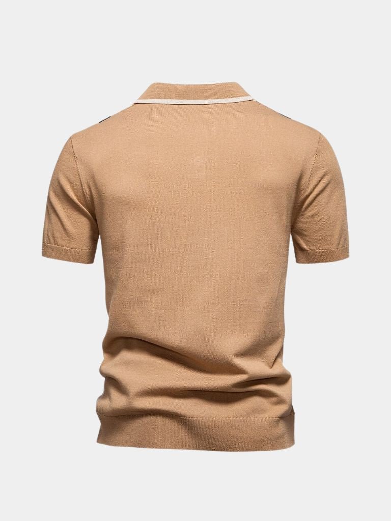 Retro Stripe Polo for Men