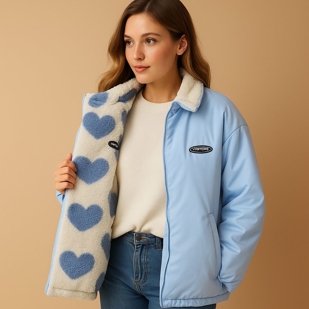 Reversible winter coat for women | Edena