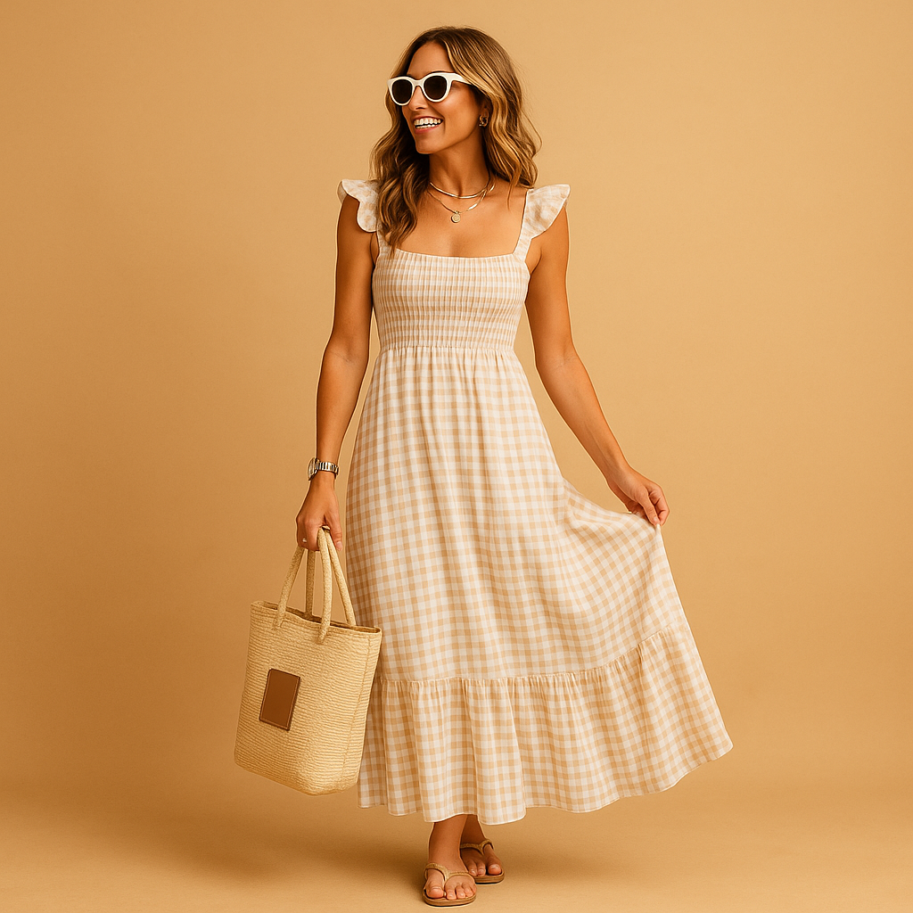 Sleeveless long summer dress for women | Grace