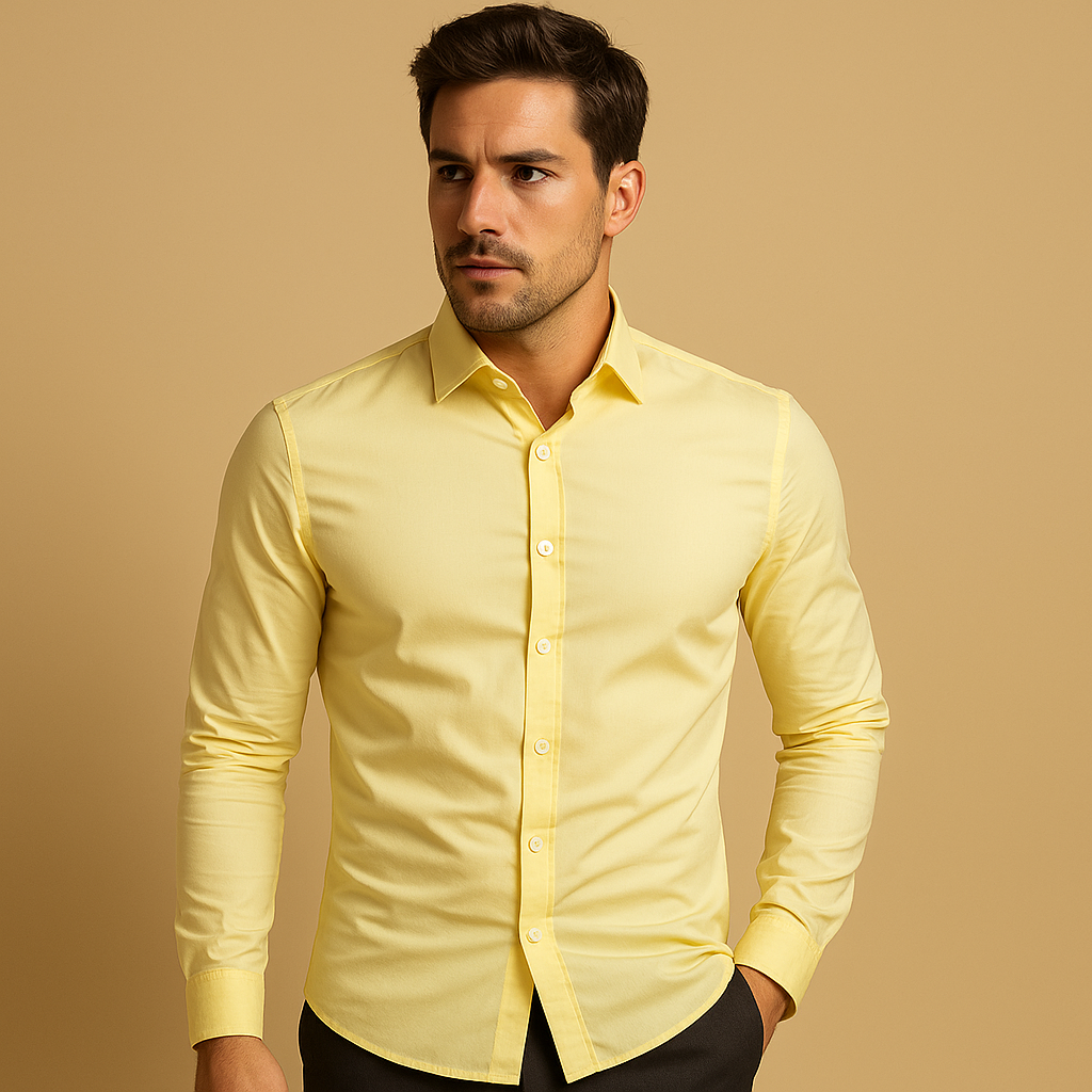 Slim fit cotton shirt for men | Nathan