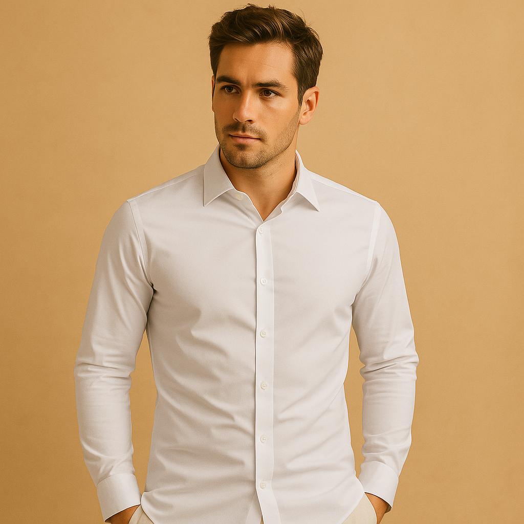 Slim fit cotton shirt for men | Nathan