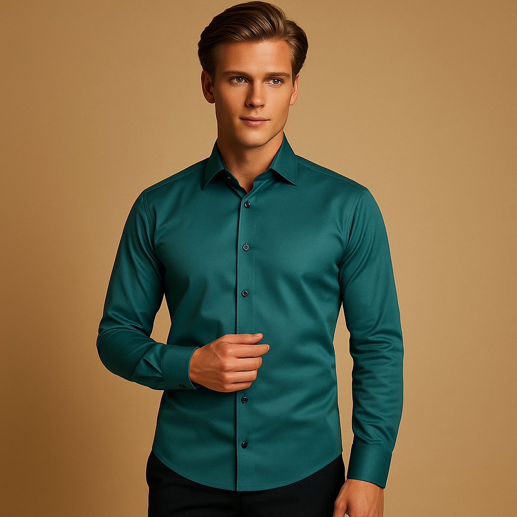 Slim fit stretch shirt for men | Mason