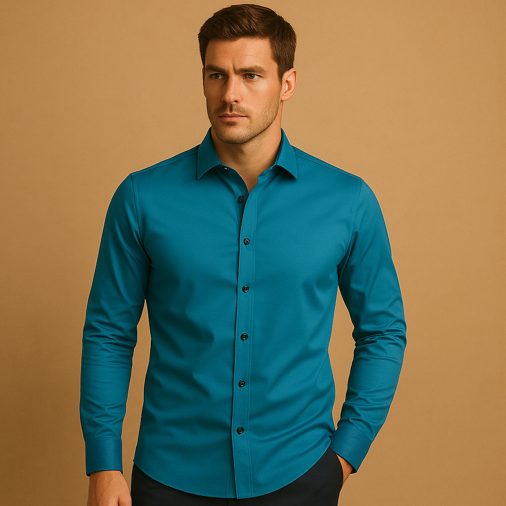Slim fit stretch shirt for men | Mason