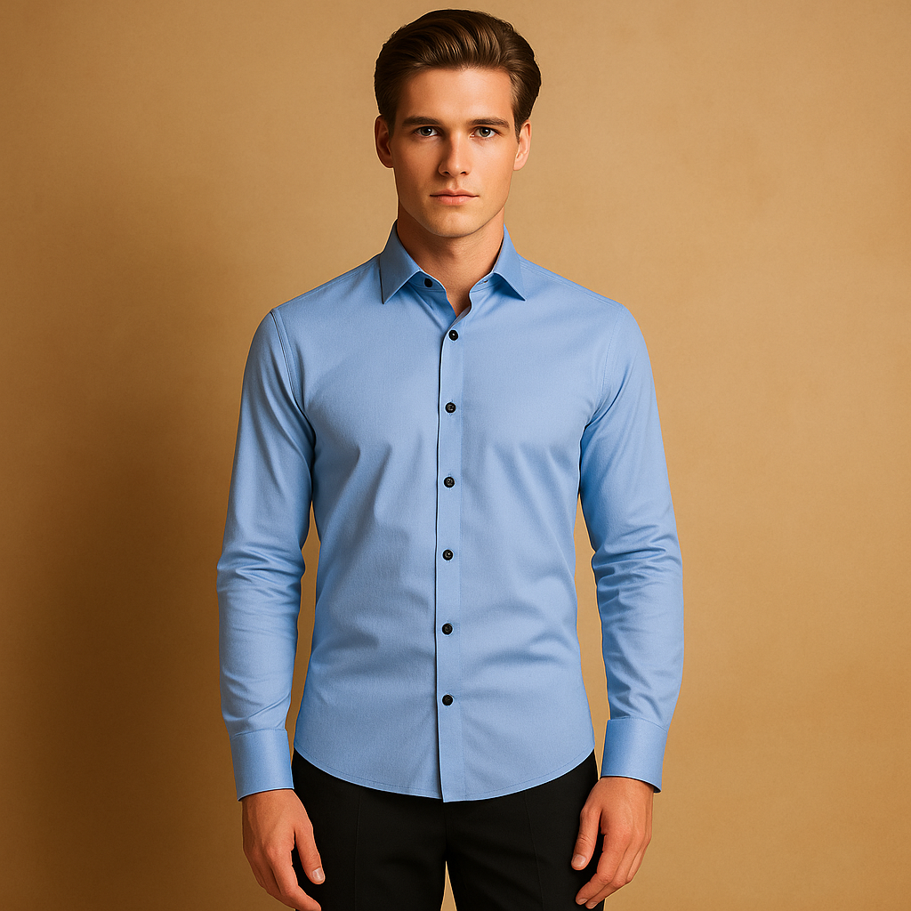 Slim fit stretch shirt for men | Mason