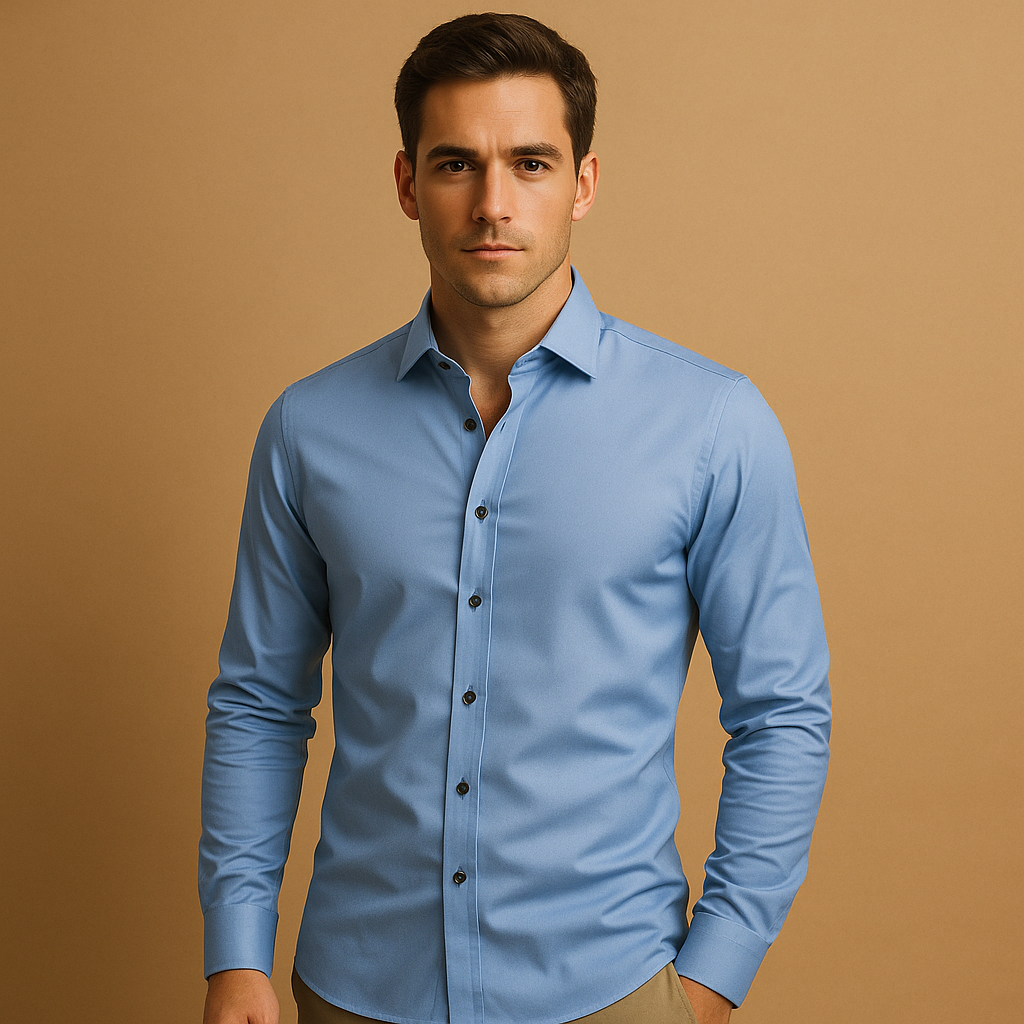 Slim fit stretch shirt for men | Mason