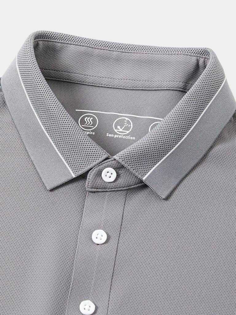 Steel Grey Polo for Men
