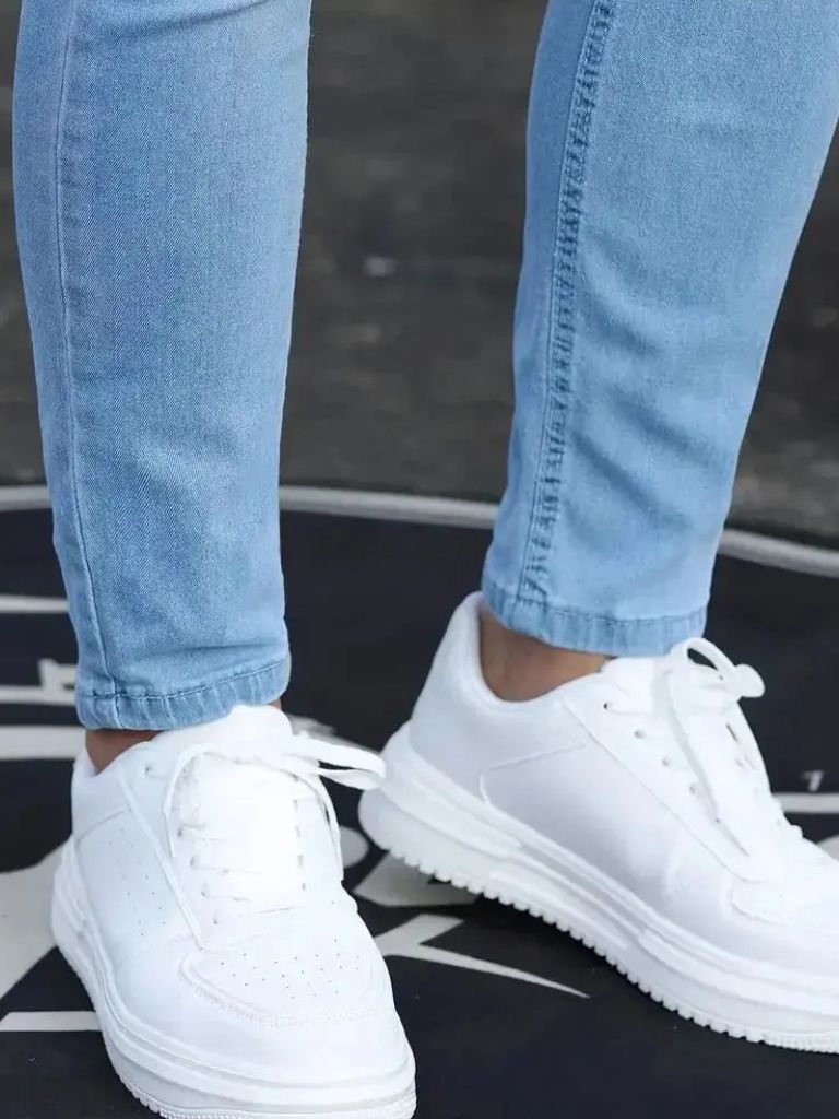 Stretchy Skinny Denim Jeans Trousers for Men