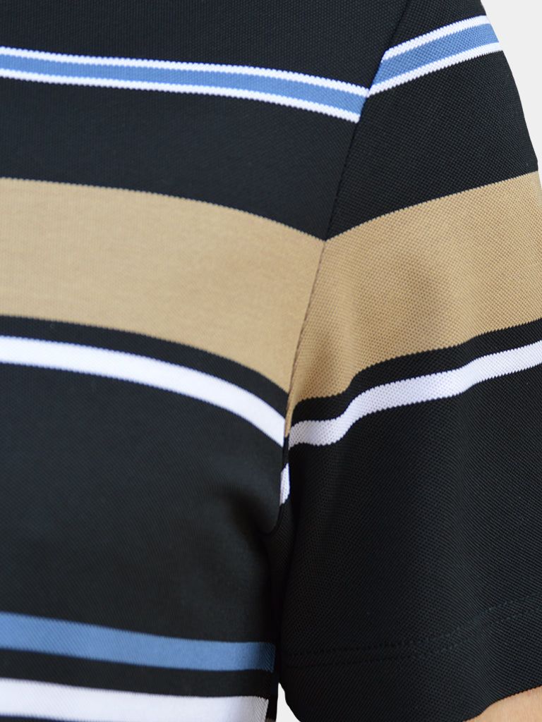 Sunset Stripe Polo for Men