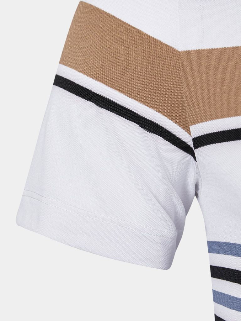 Sunset Stripe Polo for Men