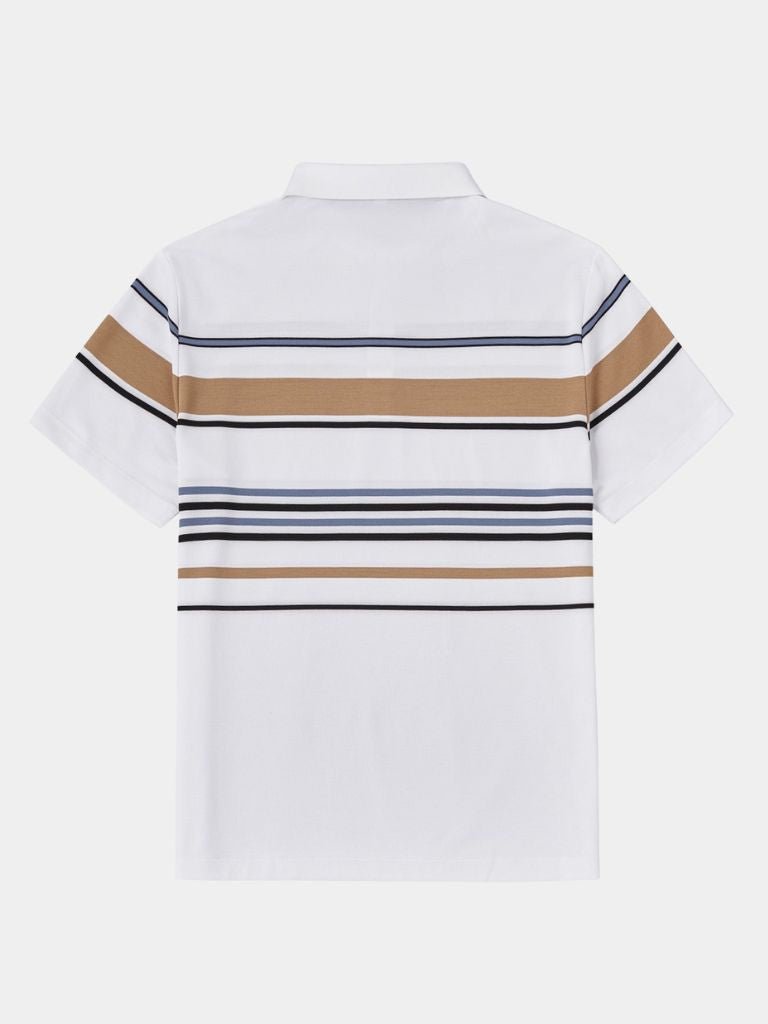 Sunset Stripe Polo for Men