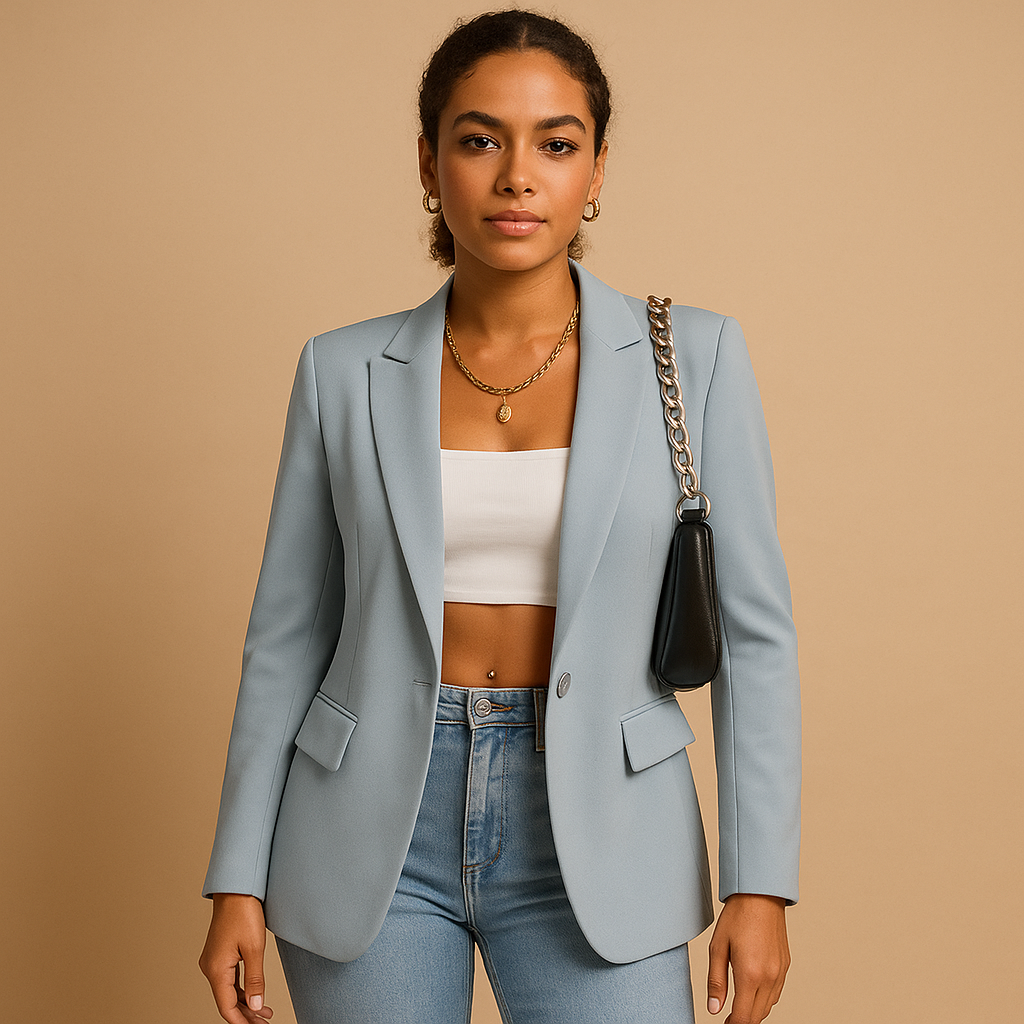 Tailored blazer with classic-modern look for women | Hazel