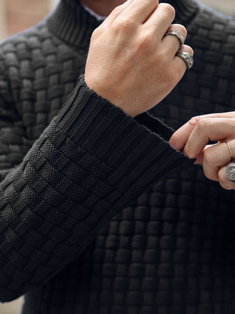 Tailored Knitwear Pullover for Men