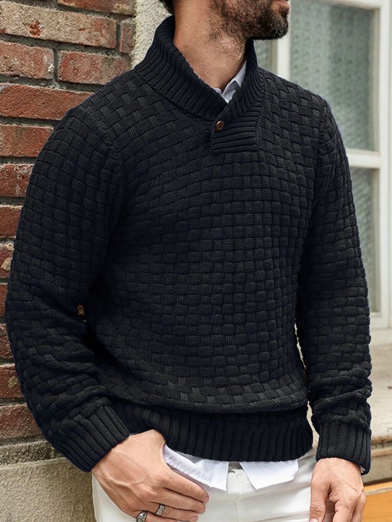 Tailored Knitwear Pullover for Men