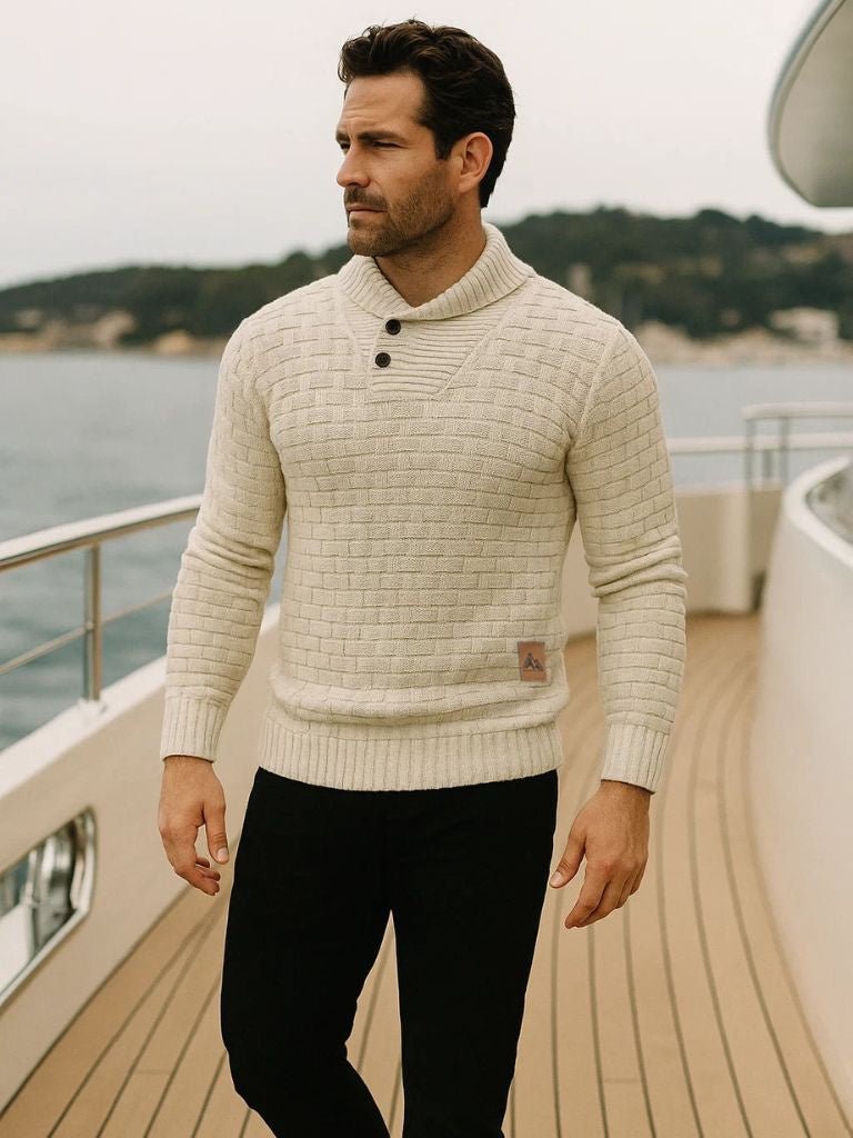 Tailored Knitwear Pullover for Men