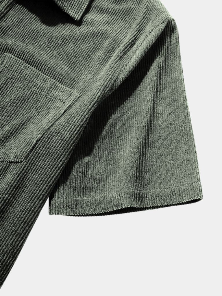 Textured Short Sleeve Shirt for Men