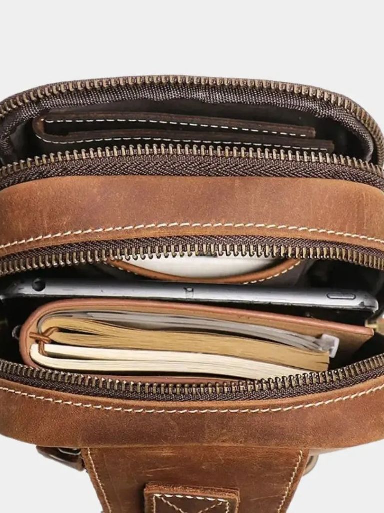 The Vanguard Leather Bag for Men