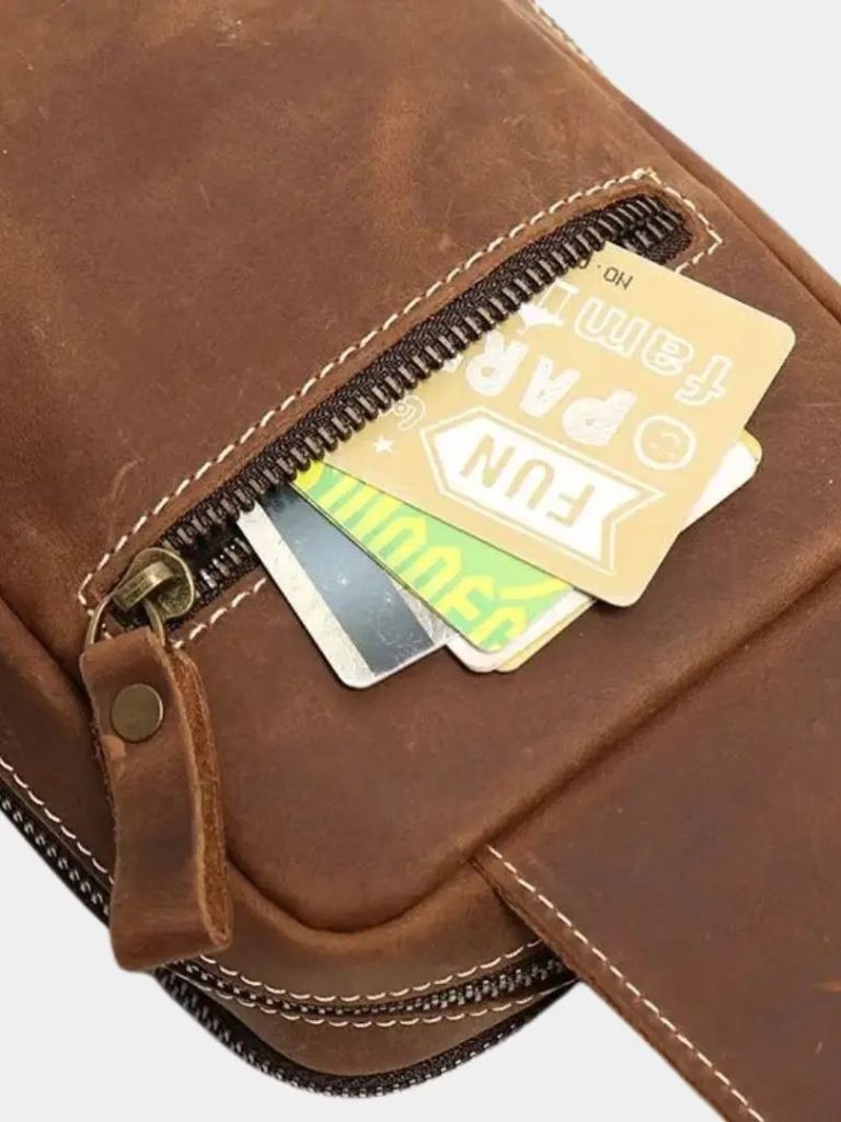 The Vanguard Leather Bag for Men