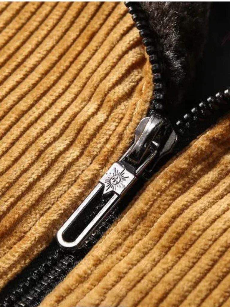 Thermal Windbreaker Corduroy Jacket for Men