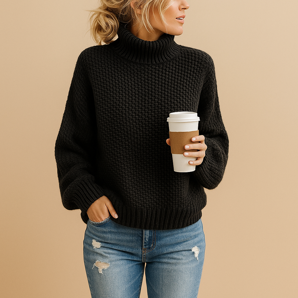 Timeless knit sweater for women | Eliana
