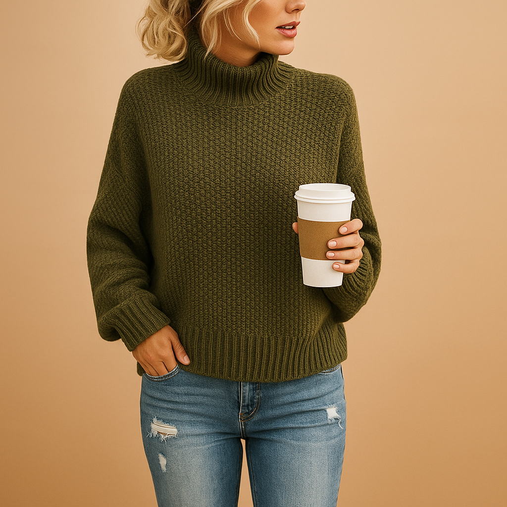 Timeless knit sweater for women | Eliana