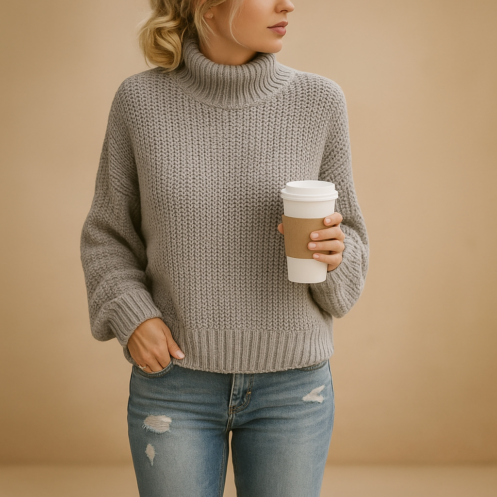 Timeless knit sweater for women | Eliana