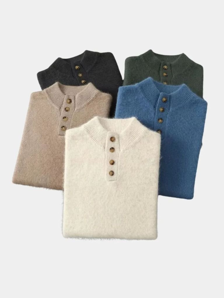 Timeless Luxe Cashmere Pullover for Men