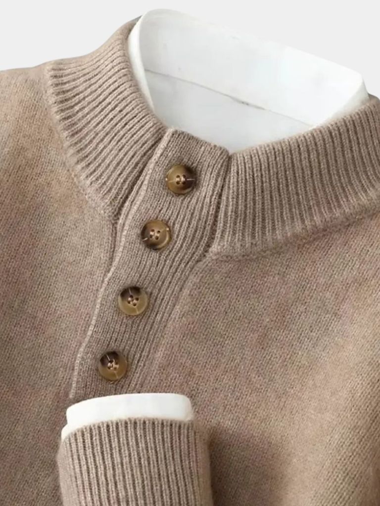 Timeless Luxe Cashmere Pullover for Men