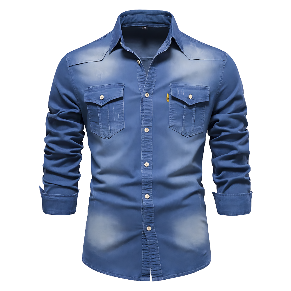 Spencer | Cotton Denim Shirt