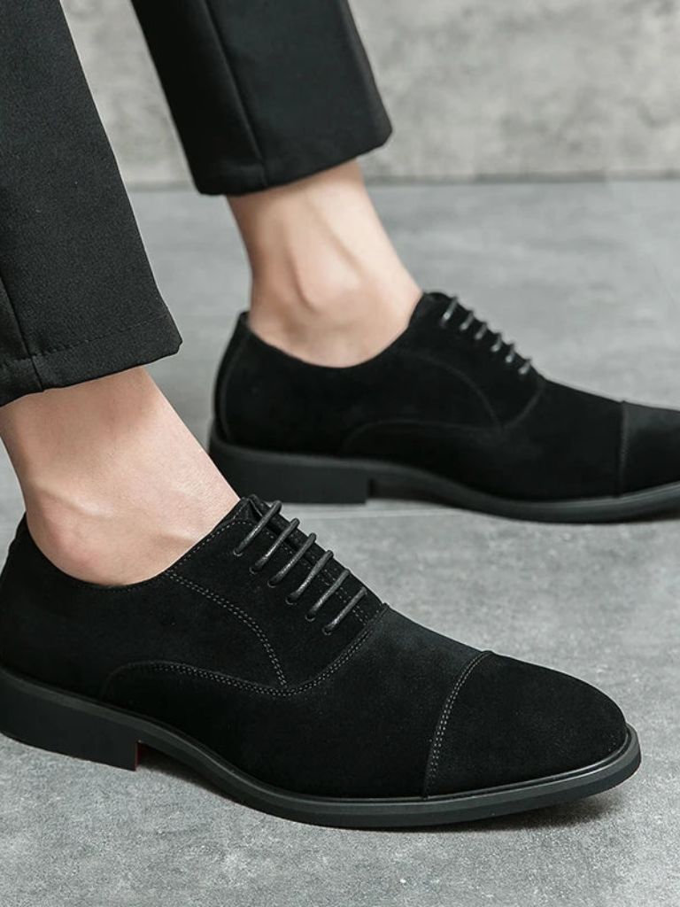Velvet Monarch Derby Shoes for Men