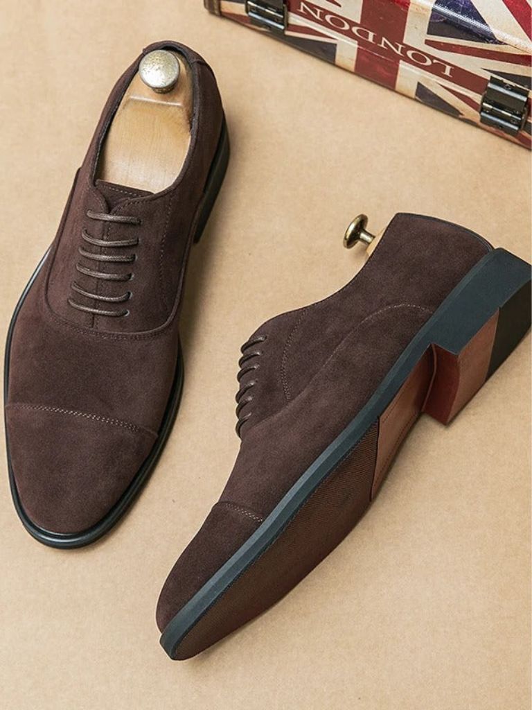 Velvet Monarch Derby Shoes for Men