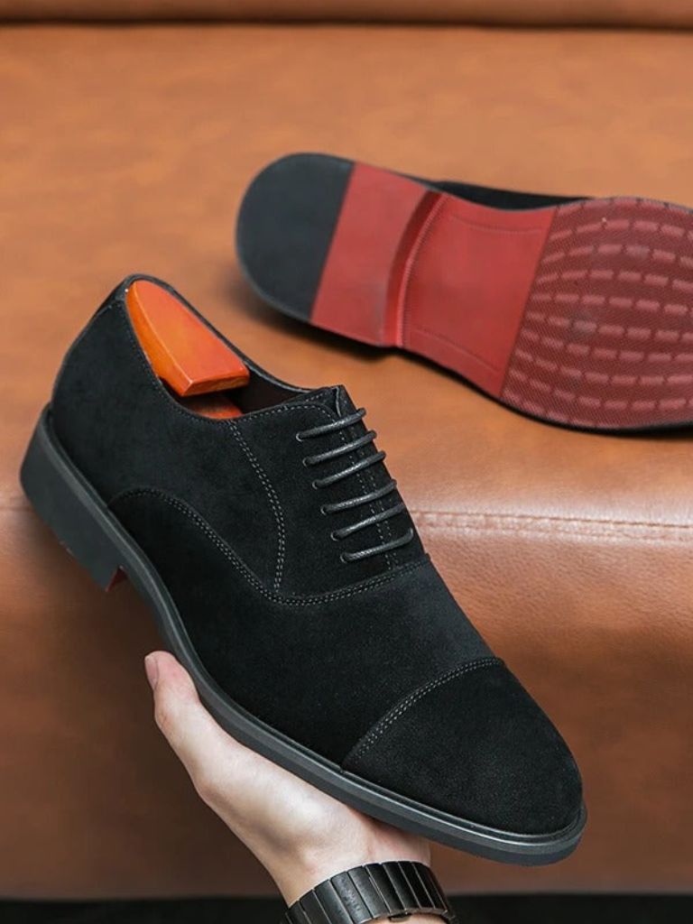 Velvet Monarch Derby Shoes for Men