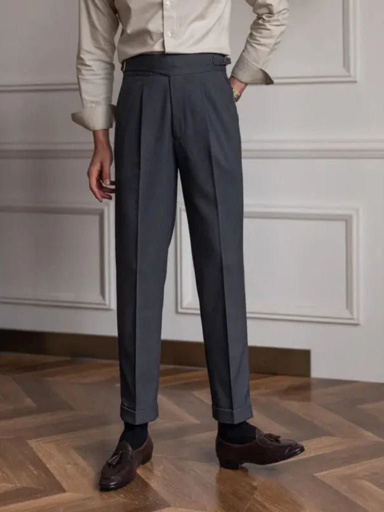 Vintage British Style Trousers for Men