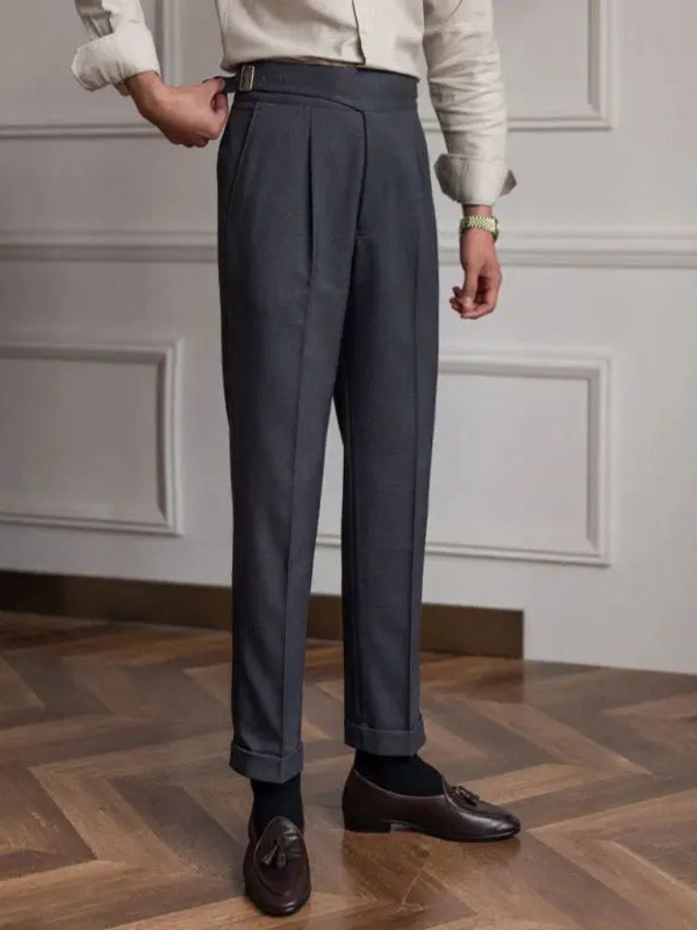 Vintage British Style Trousers for Men