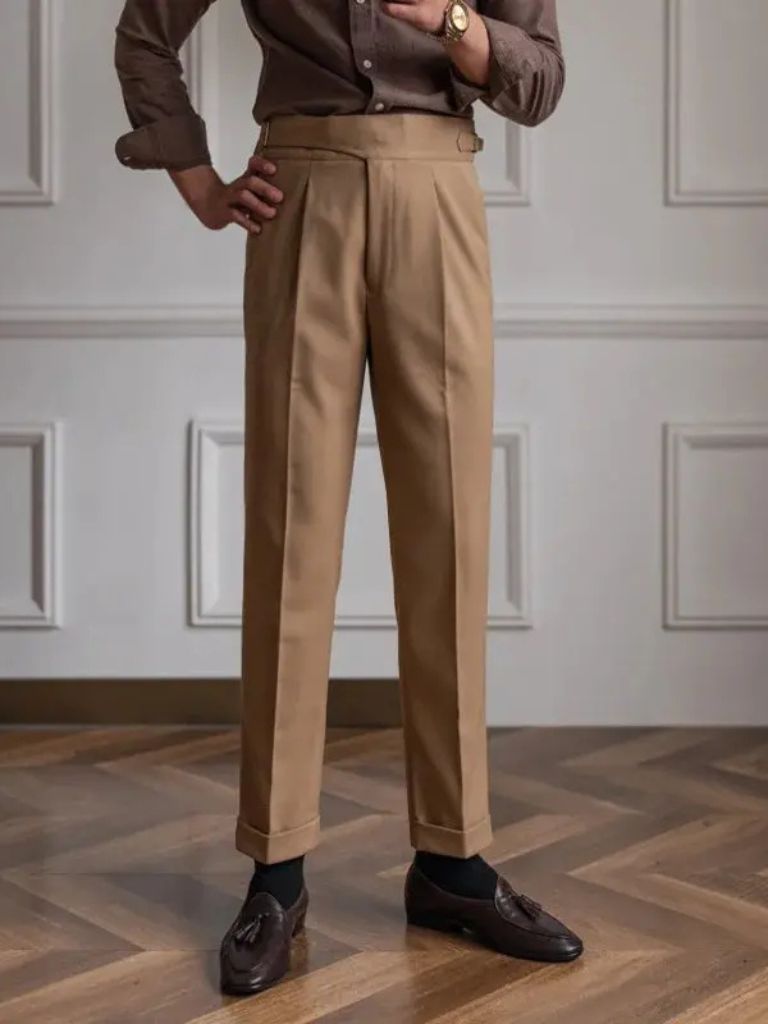 Vintage British Style Trousers for Men