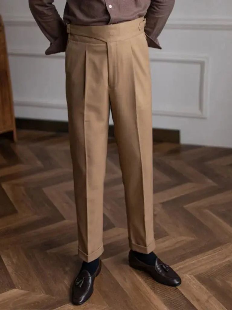 Vintage British Style Trousers for Men