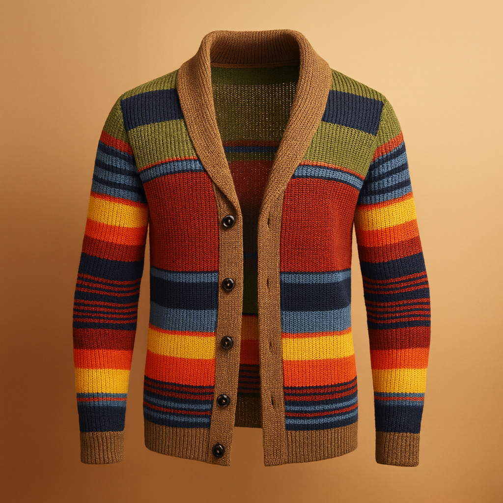 Vintage knitted cardigan for men | Nathan