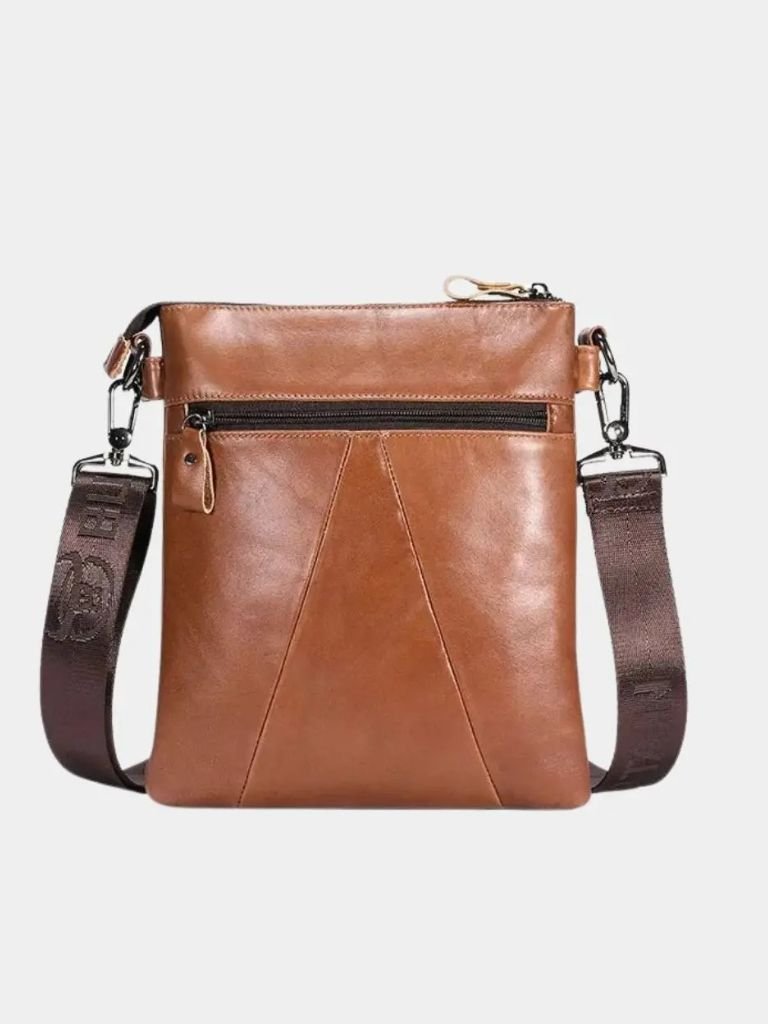 Vintage Leather Shoulder Bag for Men