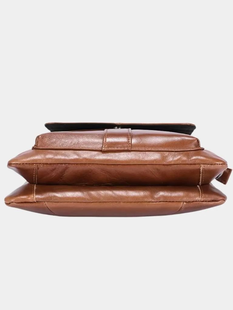 Vintage Leather Shoulder Bag for Men