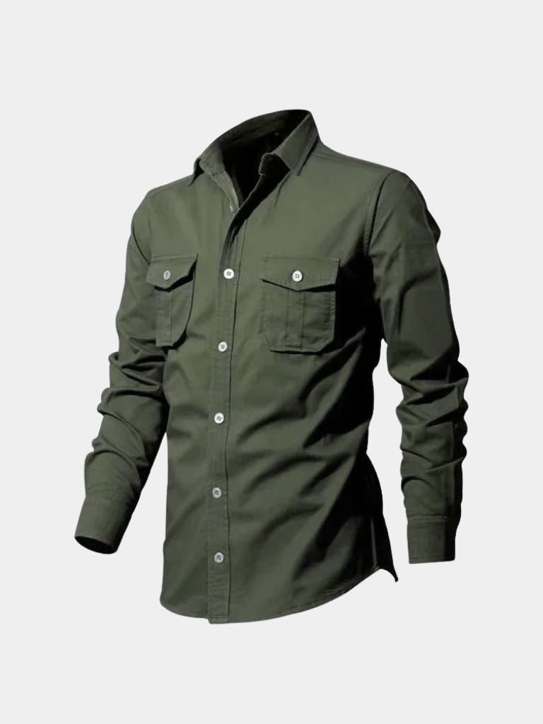 Vintage Long Sleeve Shirt for Men