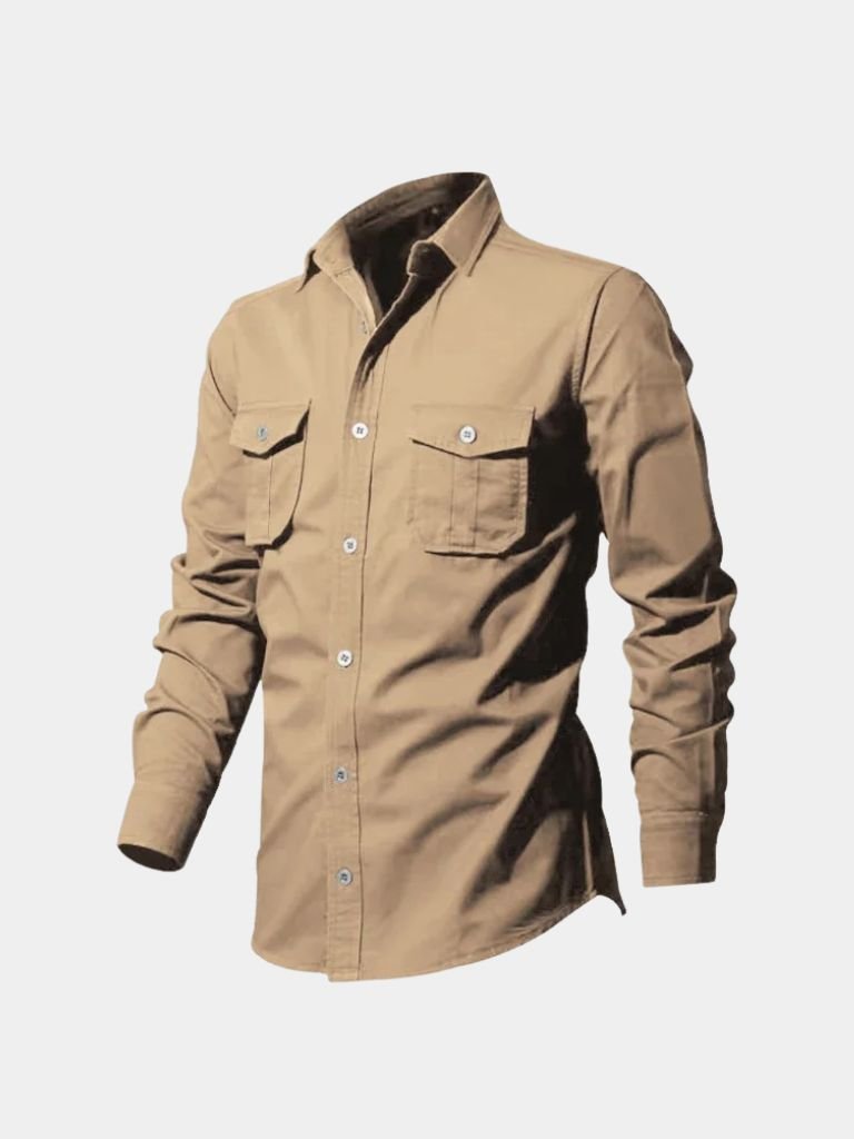 Vintage Long Sleeve Shirt for Men