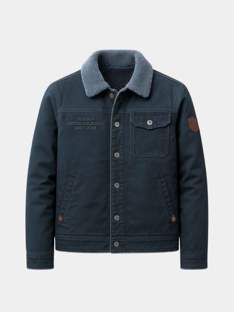 Vintage Military Aviator Jacket for Men