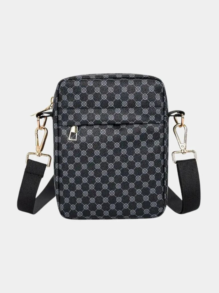 Vintage Pattern Mini Shoulder Bag for Men