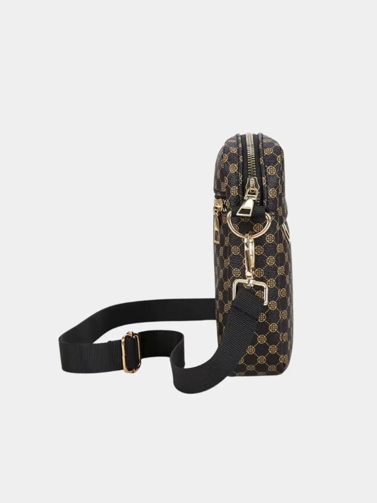 Vintage Pattern Mini Shoulder Bag for Men