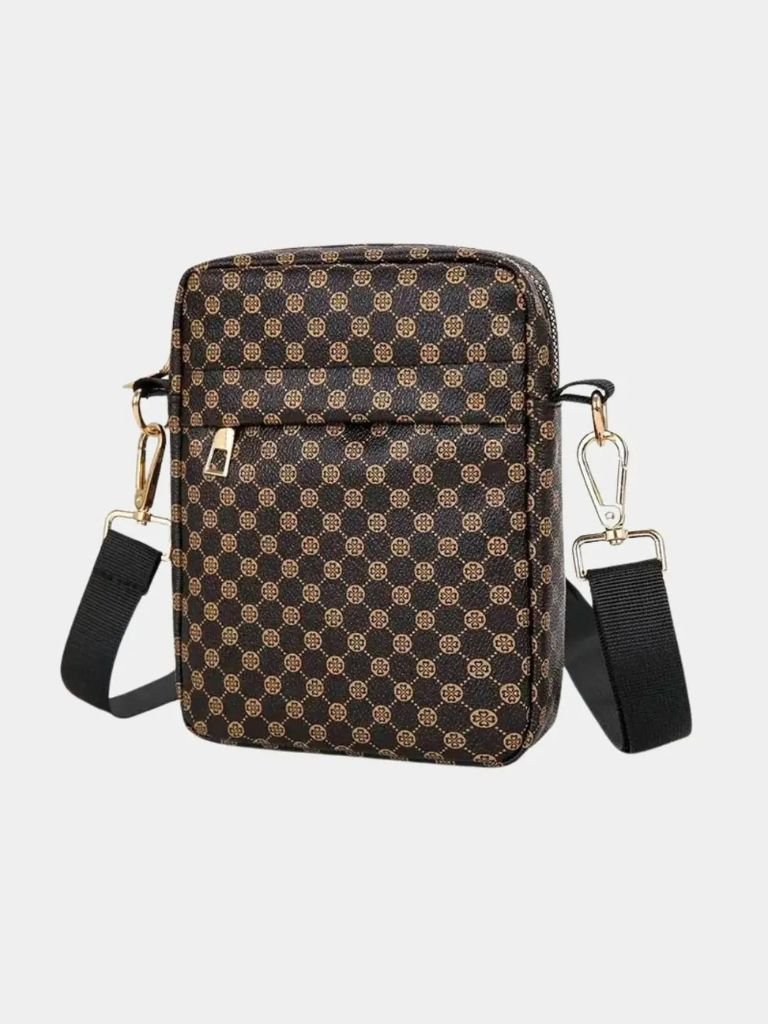 Vintage Pattern Mini Shoulder Bag for Men