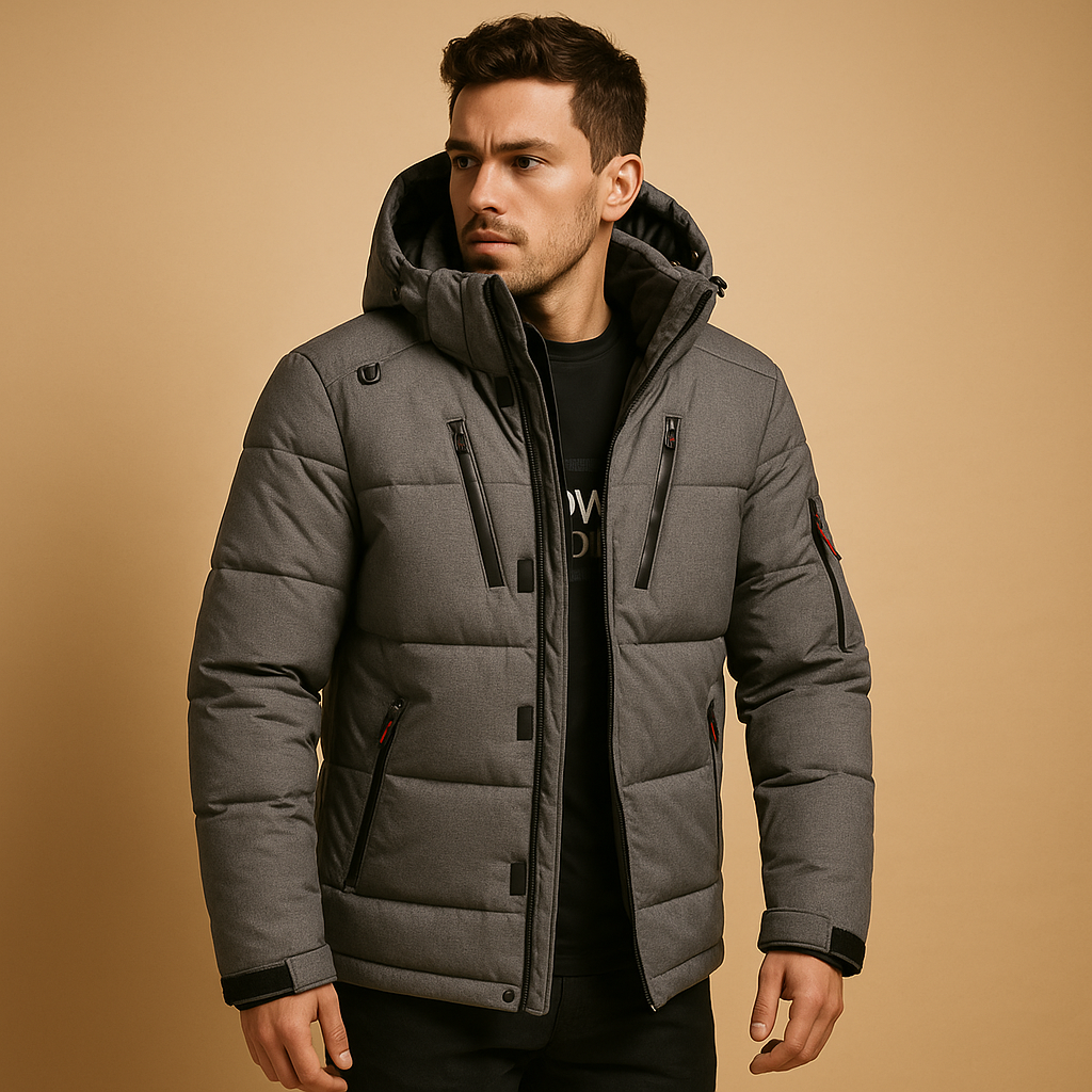 Warm down parka for men | Adrian